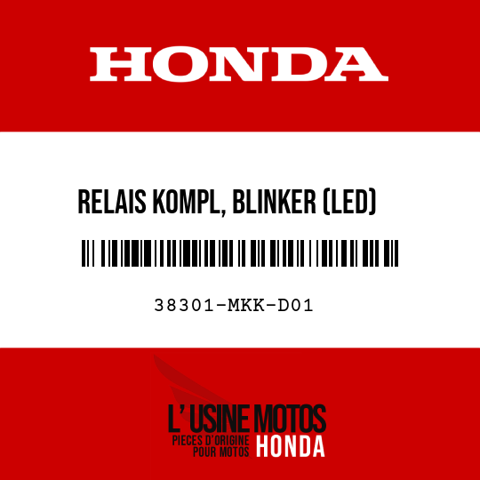 image de 38301-MKK-D01 RELAIS KOMPL, BLINKER (LED)