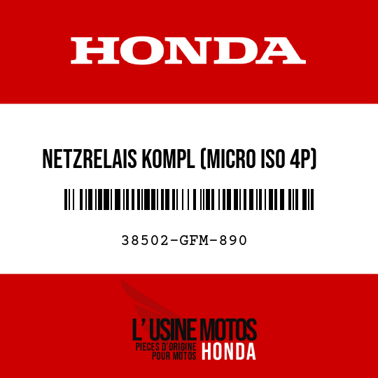 image de 38502-GFM-890 NETZRELAIS KOMPL (MICRO ISO 4P)