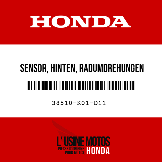 image de 38510-K01-D11 SENSOR, HINTEN, RADUMDREHUNGEN