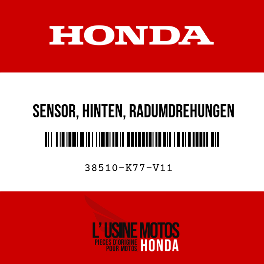 image de 38510-K77-V11 SENSOR, HINTEN, RADUMDREHUNGEN