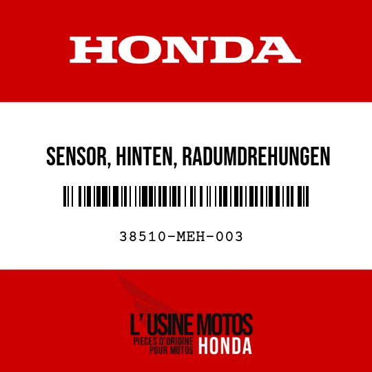 image de 38510-MEH-003 SENSOR, HINTEN, RADUMDREHUNGEN