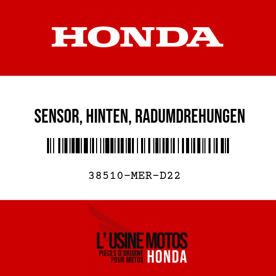 image de 38510-MER-D22 SENSOR, HINTEN, RADUMDREHUNGEN