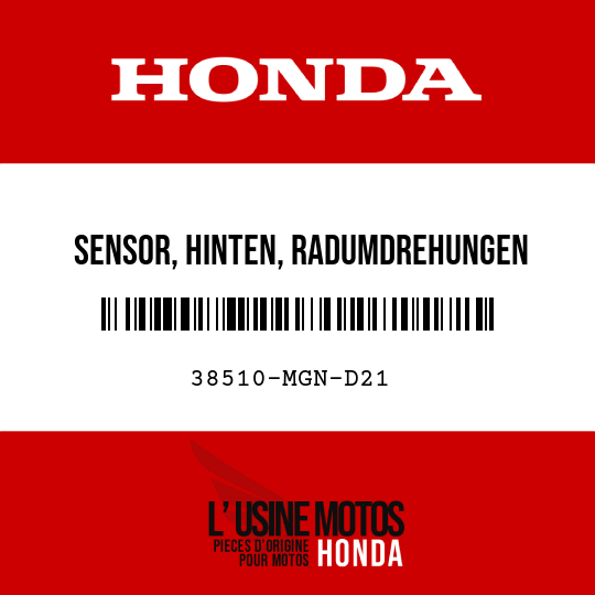 image de 38510-MGN-D21 SENSOR, HINTEN, RADUMDREHUNGEN