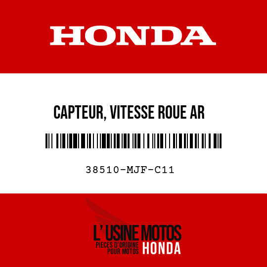 image de 38510-MJF-C11 CAPTEUR, VITESSE ROUE AR