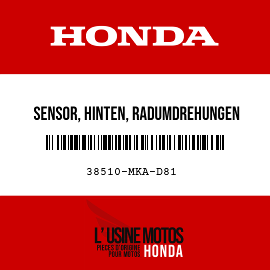image de 38510-MKA-D81 SENSOR, HINTEN, RADUMDREHUNGEN