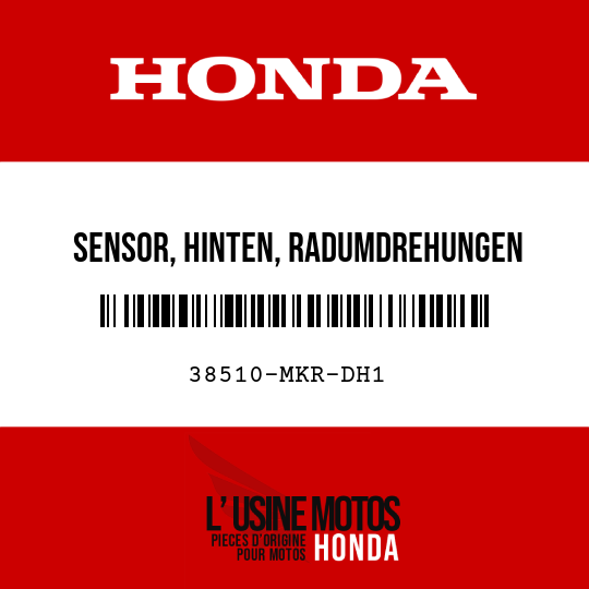 image de 38510-MKR-DH1 SENSOR, HINTEN, RADUMDREHUNGEN