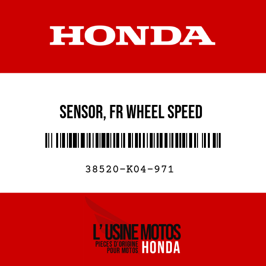 image de 38520-K04-971 SENSOR, FR WHEEL SPEED