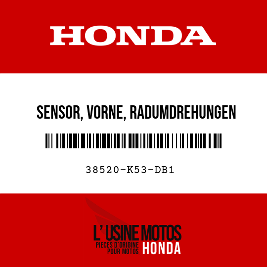 image de 38520-K53-DB1 SENSOR, VORNE, RADUMDREHUNGEN