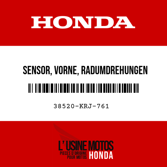 image de 38520-KRJ-761 SENSOR, VORNE, RADUMDREHUNGEN