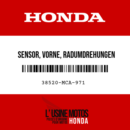 image de 38520-MCA-971 SENSOR, VORNE, RADUMDREHUNGEN
