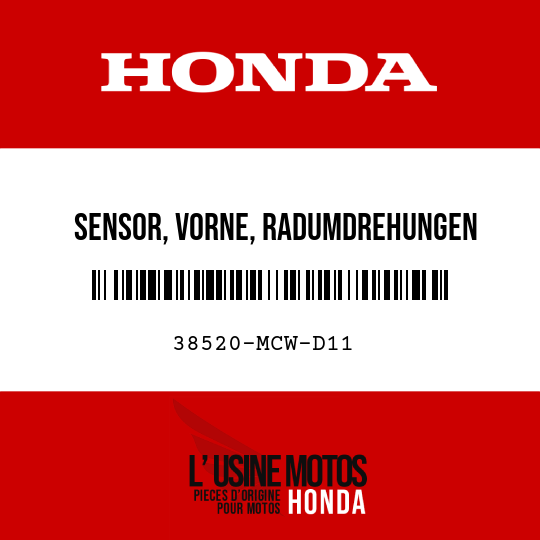 image de 38520-MCW-D11 SENSOR, VORNE, RADUMDREHUNGEN