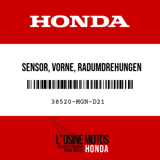 image de 38520-MGN-D21 SENSOR, VORNE, RADUMDREHUNGEN