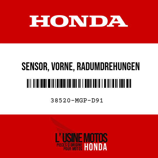 image de 38520-MGP-D91 SENSOR, VORNE, RADUMDREHUNGEN