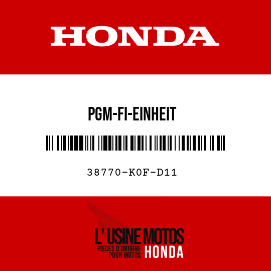 image de 38770-K0F-D11 PGM-FI-EINHEIT
