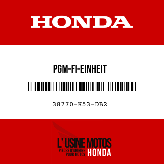 image de 38770-K53-DB2 PGM-FI-EINHEIT