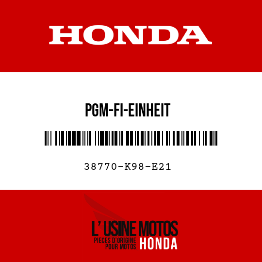 image de 38770-K98-E21 PGM-FI-EINHEIT
