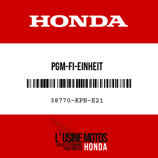 image de 38770-KPN-E21 PGM-FI-EINHEIT
