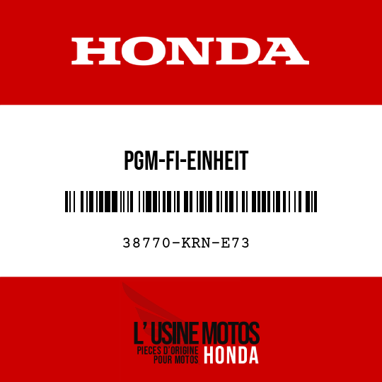 image de 38770-KRN-E73 PGM-FI-EINHEIT
