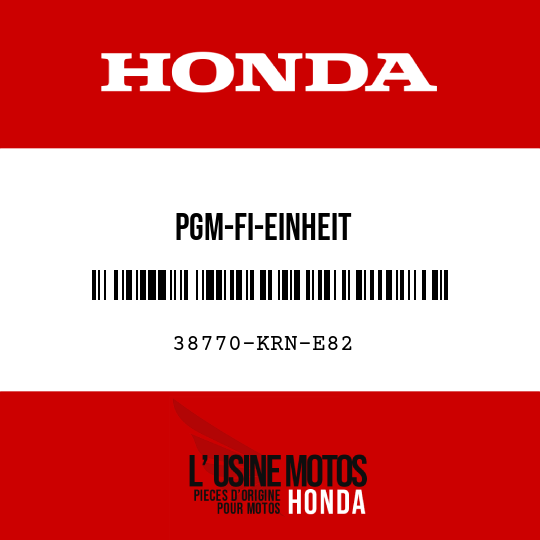 image de 38770-KRN-E82 PGM-FI-EINHEIT