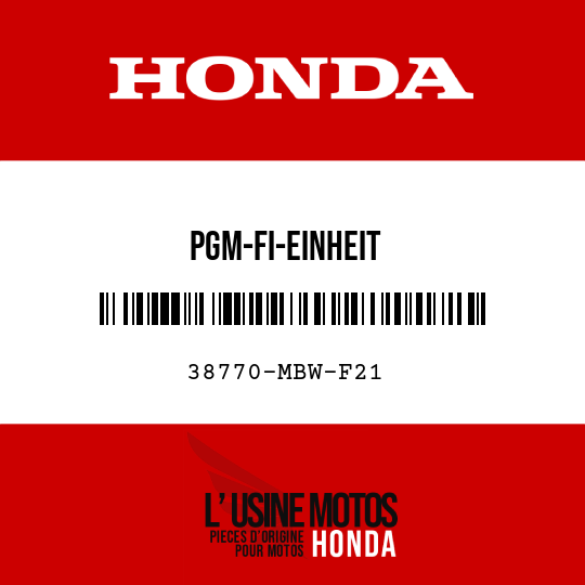 image de 38770-MBW-F21 PGM-FI-EINHEIT