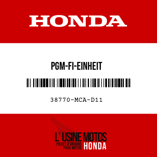 image de 38770-MCA-D11 PGM-FI-EINHEIT