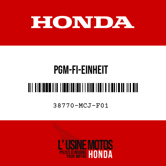 image de 38770-MCJ-F01 PGM-FI-EINHEIT