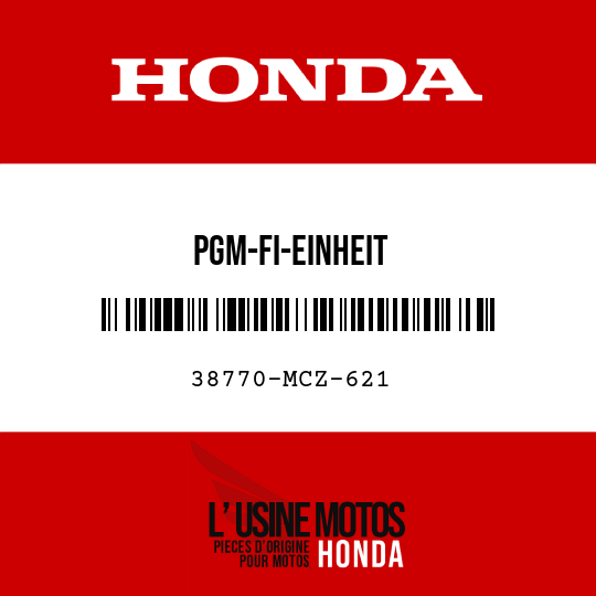 image de 38770-MCZ-621 PGM-FI-EINHEIT