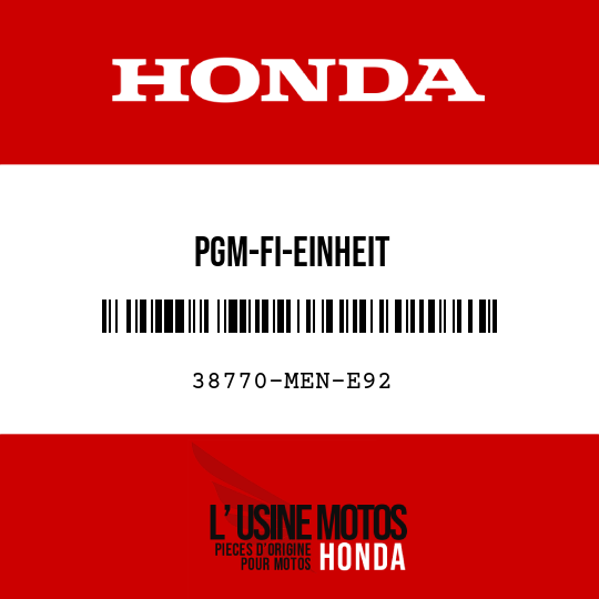 image de 38770-MEN-E92 PGM-FI-EINHEIT