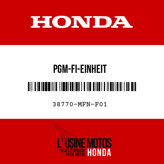image de 38770-MFN-F01 PGM-FI-EINHEIT