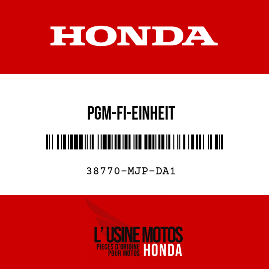 image de 38770-MJP-DA1 PGM-FI-EINHEIT