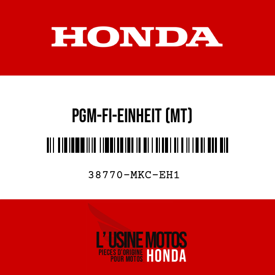 image de 38770-MKC-EH1 PGM-FI-EINHEIT (MT)