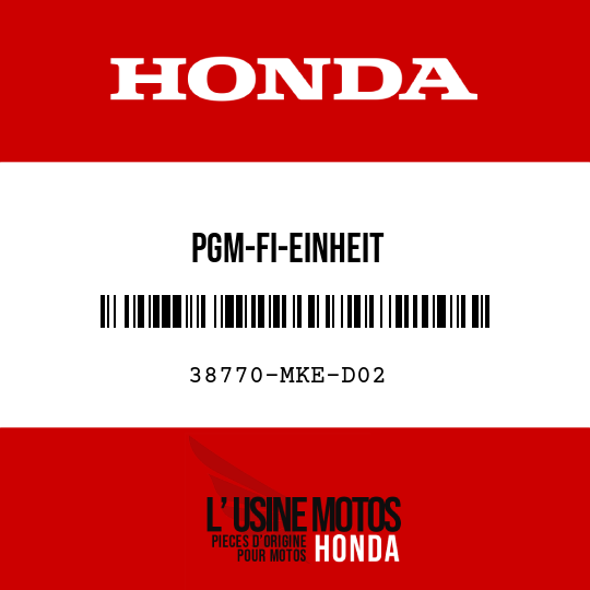 image de 38770-MKE-D02 PGM-FI-EINHEIT