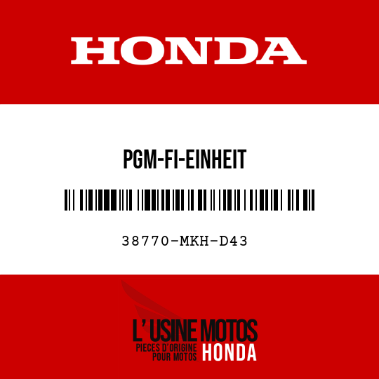 image de 38770-MKH-D43 PGM-FI-EINHEIT