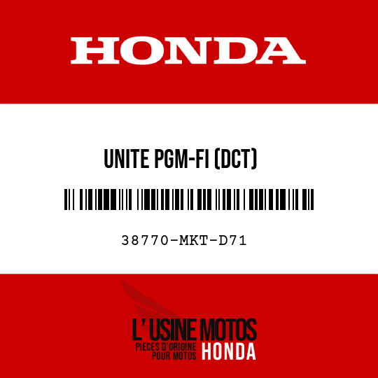 image de 38770-MKT-D71 UNITE PGM-FI (DCT)
