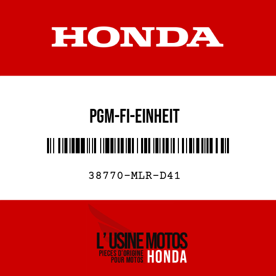 image de 38770-MLR-D41 PGM-FI-EINHEIT