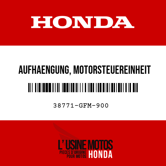 image de 38771-GFM-900 AUFHAENGUNG, MOTORSTEUEREINHEIT