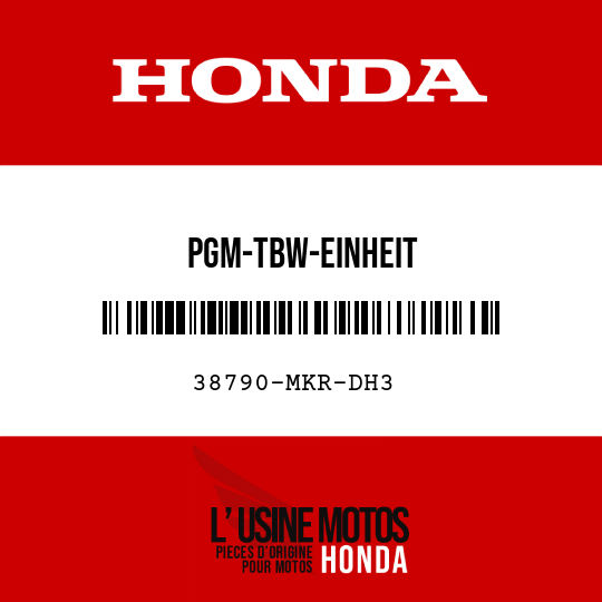 image de 38790-MKR-DH3 PGM-TBW-EINHEIT