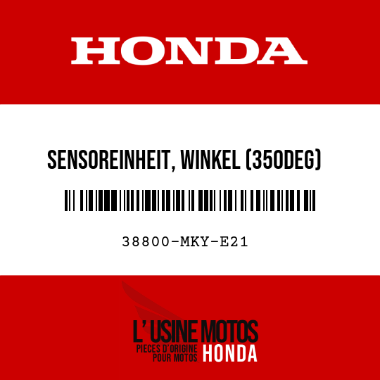 image de 38800-MKY-E21 SENSOREINHEIT, WINKEL (350DEG)