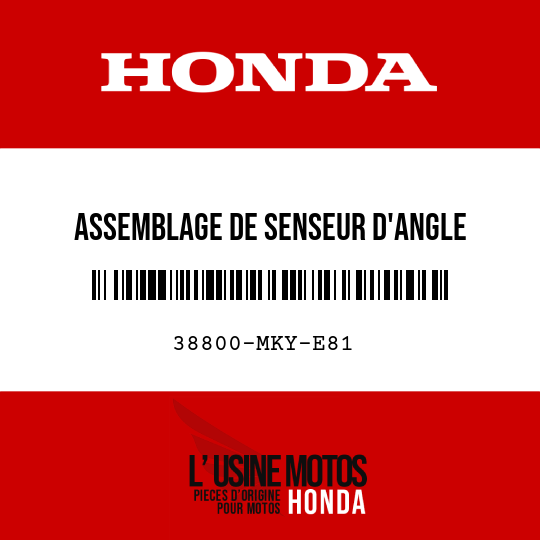 image de 38800-MKY-E81 ASSEMBLAGE DE SENSEUR D'ANGLE (110DEGREE)