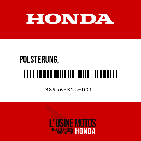 image de 38956-K2L-D01 POLSTERUNG,                   KAROSSERIE-STEUEREINHEIT