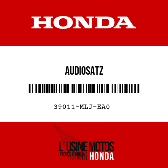 image de 39011-MLJ-EA0 AUDIOSATZ