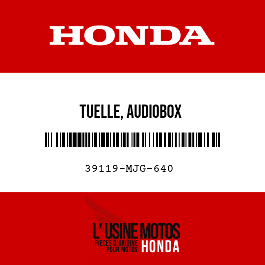 image de 39119-MJG-640 TUELLE, AUDIOBOX