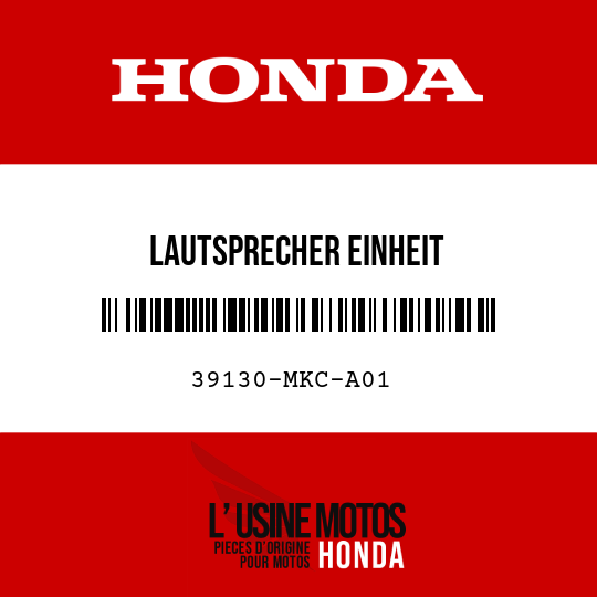 image de 39130-MKC-A01 LAUTSPRECHER EINHEIT