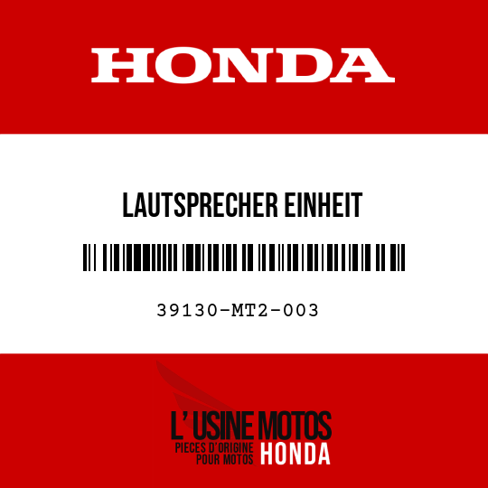 image de 39130-MT2-003 LAUTSPRECHER EINHEIT