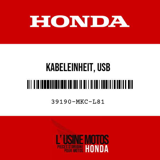 image de 39190-MKC-L81 KABELEINHEIT, USB