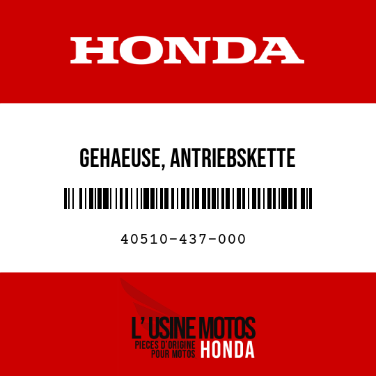 image de 40510-437-000 GEHAEUSE, ANTRIEBSKETTE