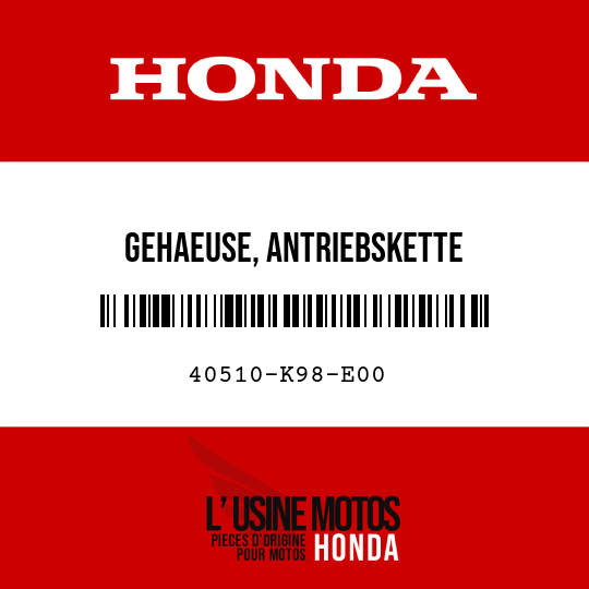 image de 40510-K98-E00 GEHAEUSE, ANTRIEBSKETTE