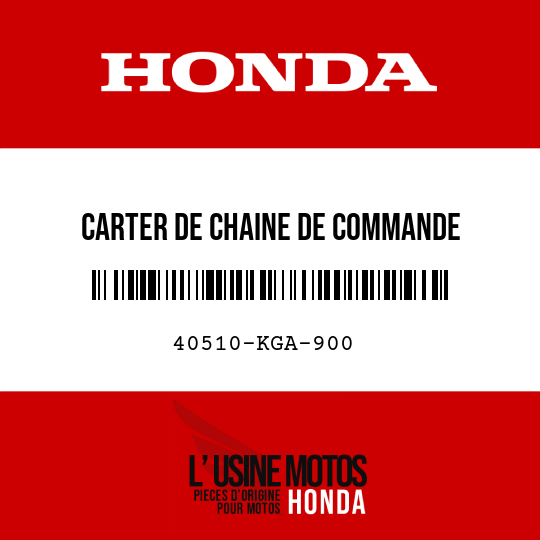 image de 40510-KGA-900 CARTER DE CHAINE DE COMMANDE