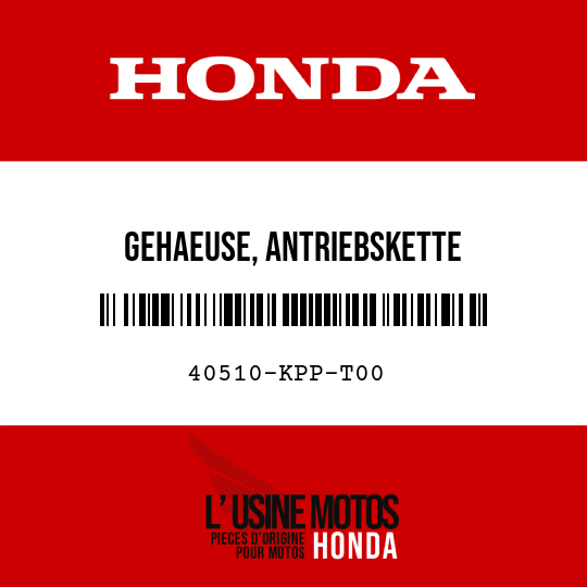 image de 40510-KPP-T00 GEHAEUSE, ANTRIEBSKETTE