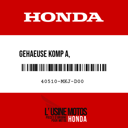 image de 40510-MKJ-D00 GEHAEUSE KOMP A,             ANTRIEBSKETTE